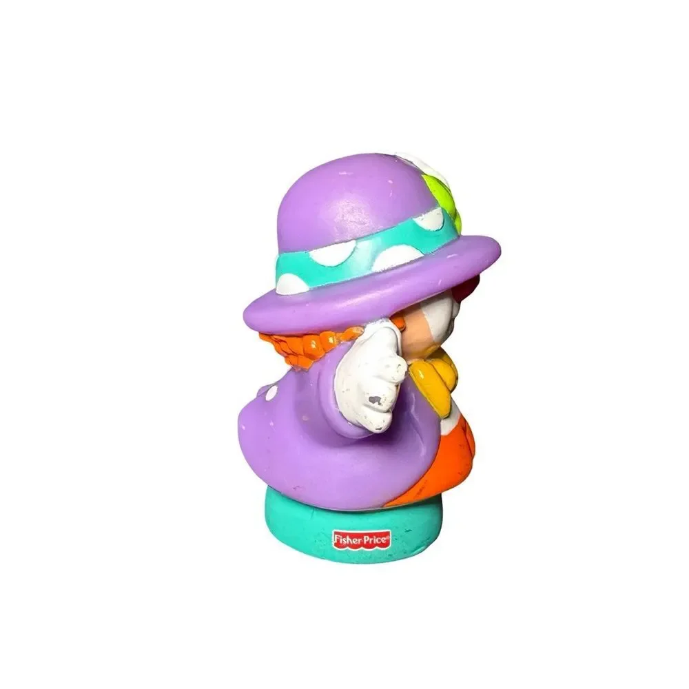 Fisher-Price Little People 2001 Clown Figure for Fair Circus Amusement Park